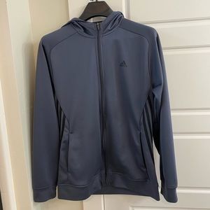 Gray adidas hoodie